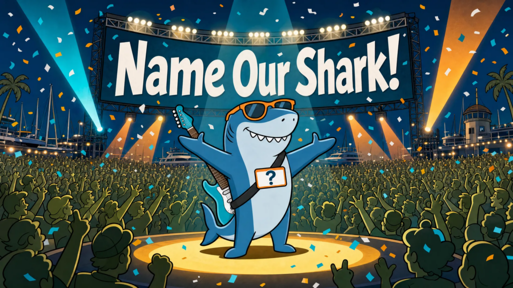 Name Our Shark event